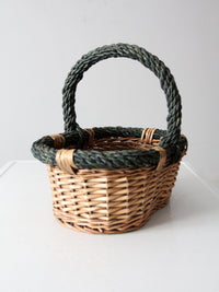 vintage wicker basket