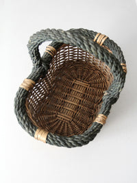 vintage wicker basket