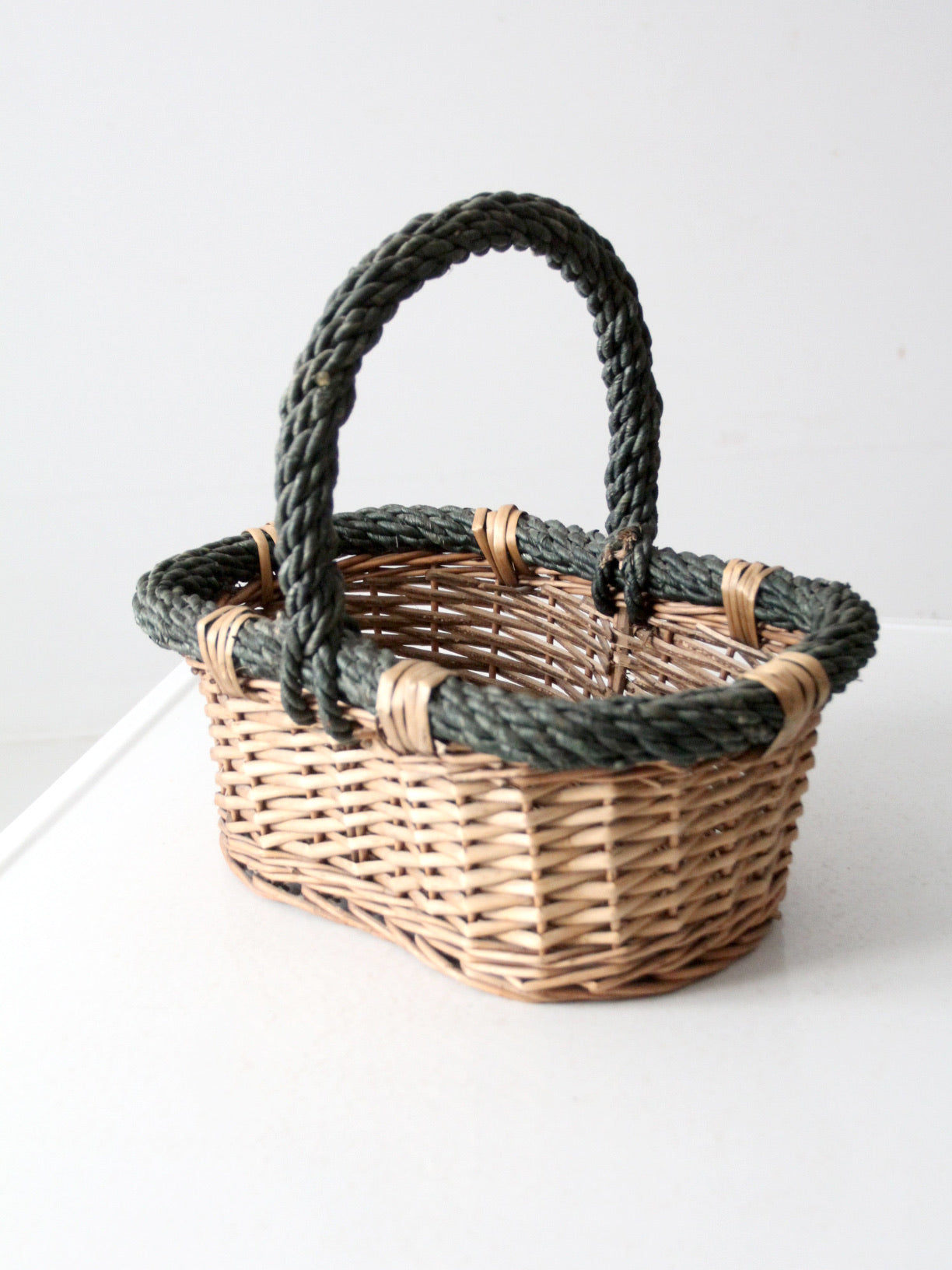 vintage wicker basket