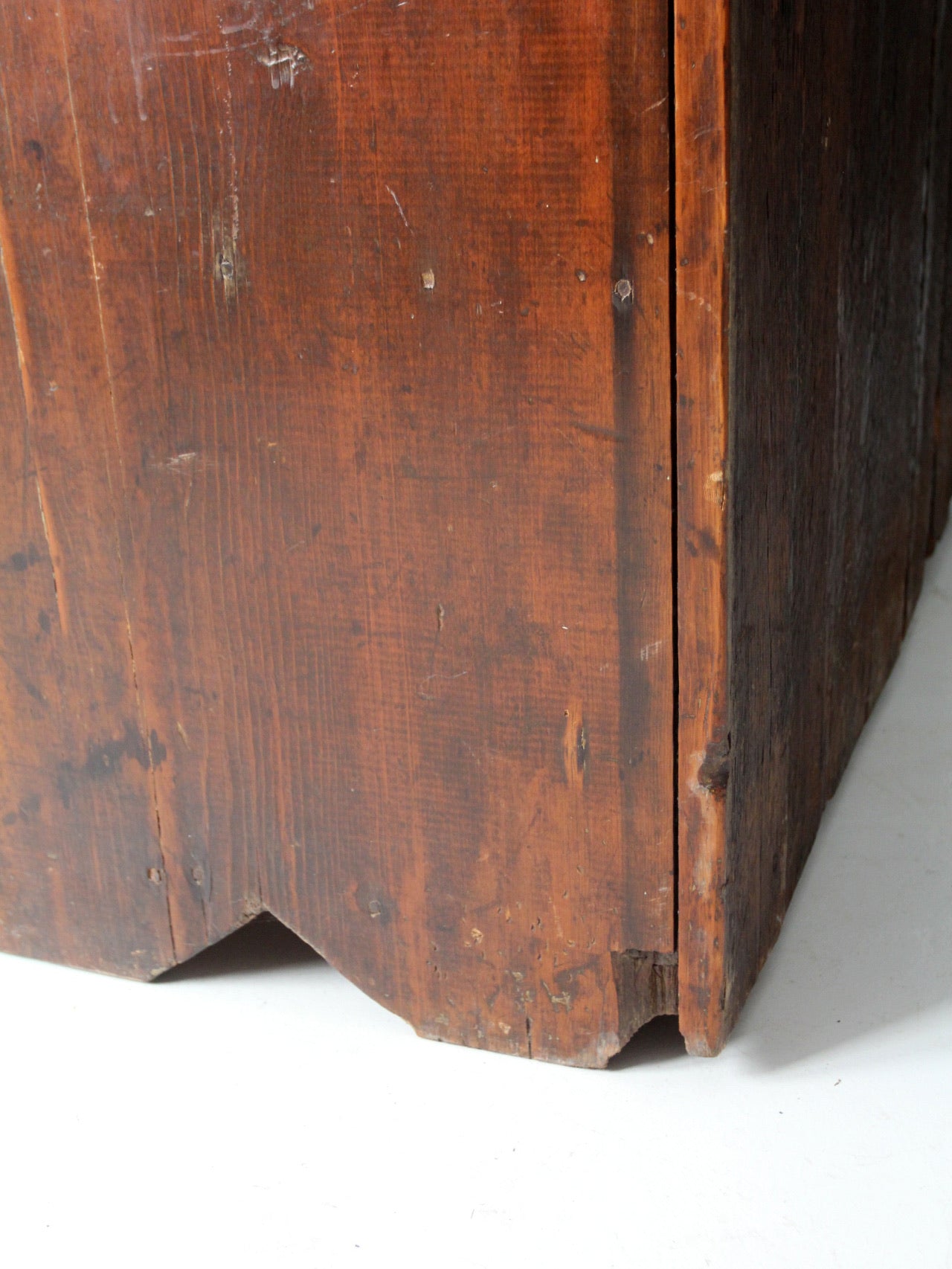 antique step back cupboard