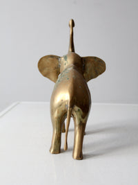 vintage brass elephant