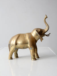 vintage brass elephant