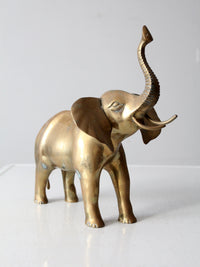 vintage brass elephant
