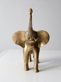 vintage brass elephant