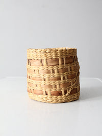 vintage woven basket