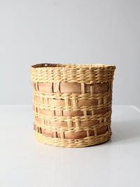 vintage woven basket