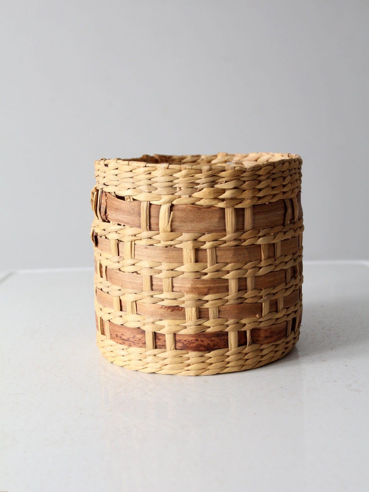 vintage woven basket