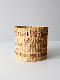 vintage woven basket