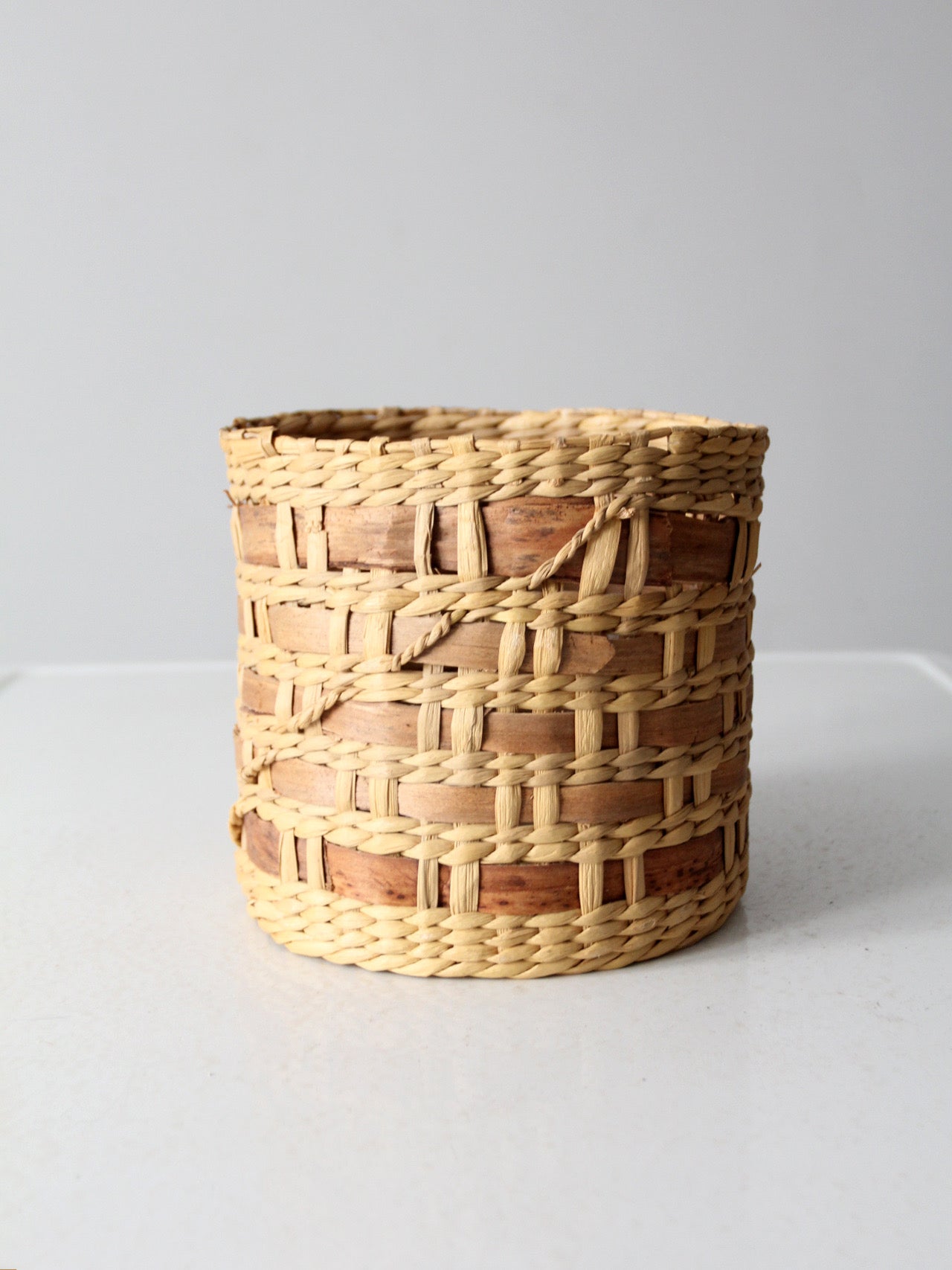 vintage woven basket
