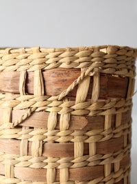vintage woven basket
