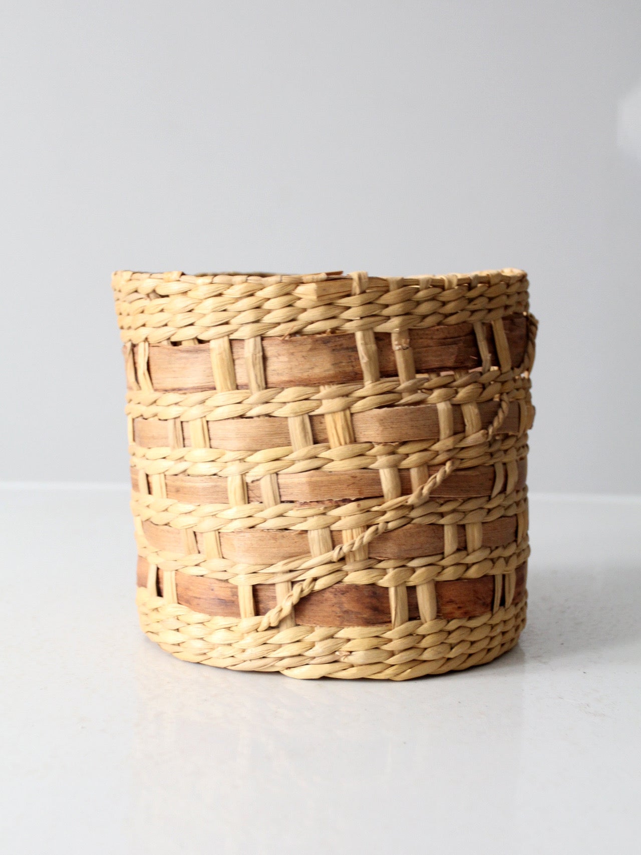 vintage woven basket