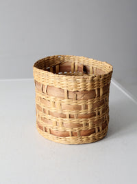 vintage woven basket