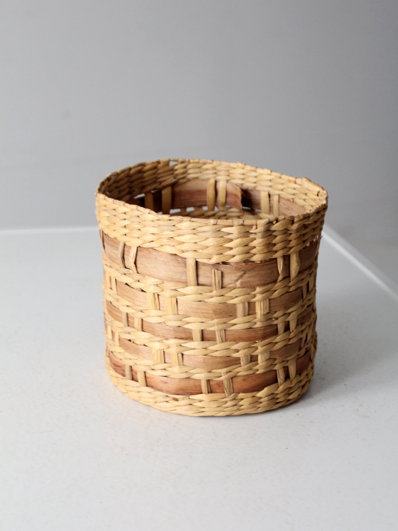 vintage woven basket