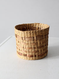 vintage woven basket