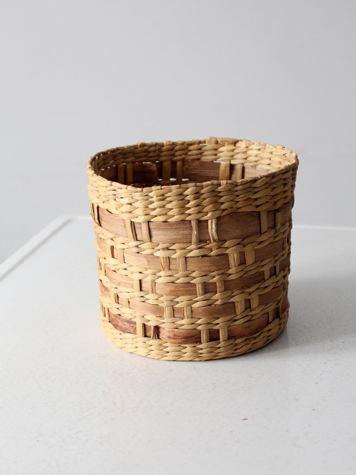 vintage woven basket