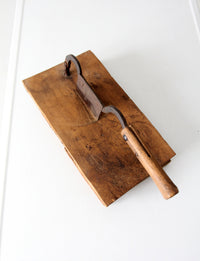 antique tobacco cutter tool