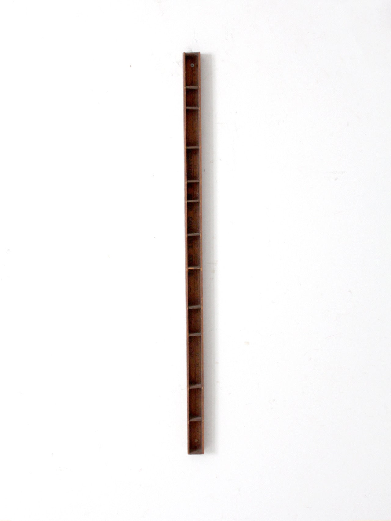 vintage yardstick desk organizer