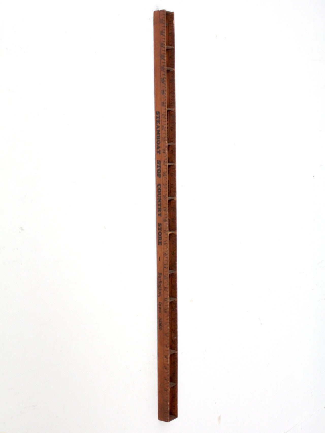 vintage yardstick desk organizer