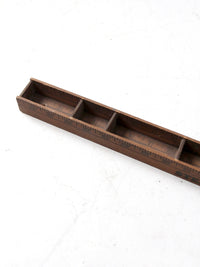 vintage yardstick desk organizer