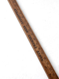 vintage yardstick desk organizer