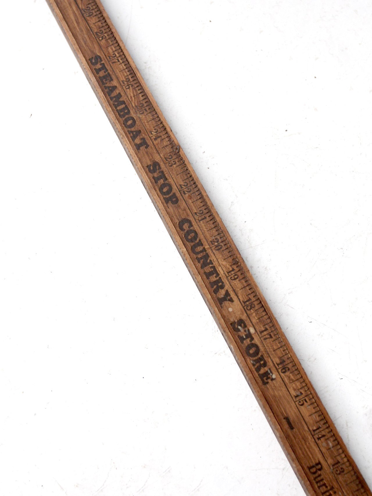 vintage yardstick desk organizer