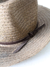 vintage western straw cowboy hat