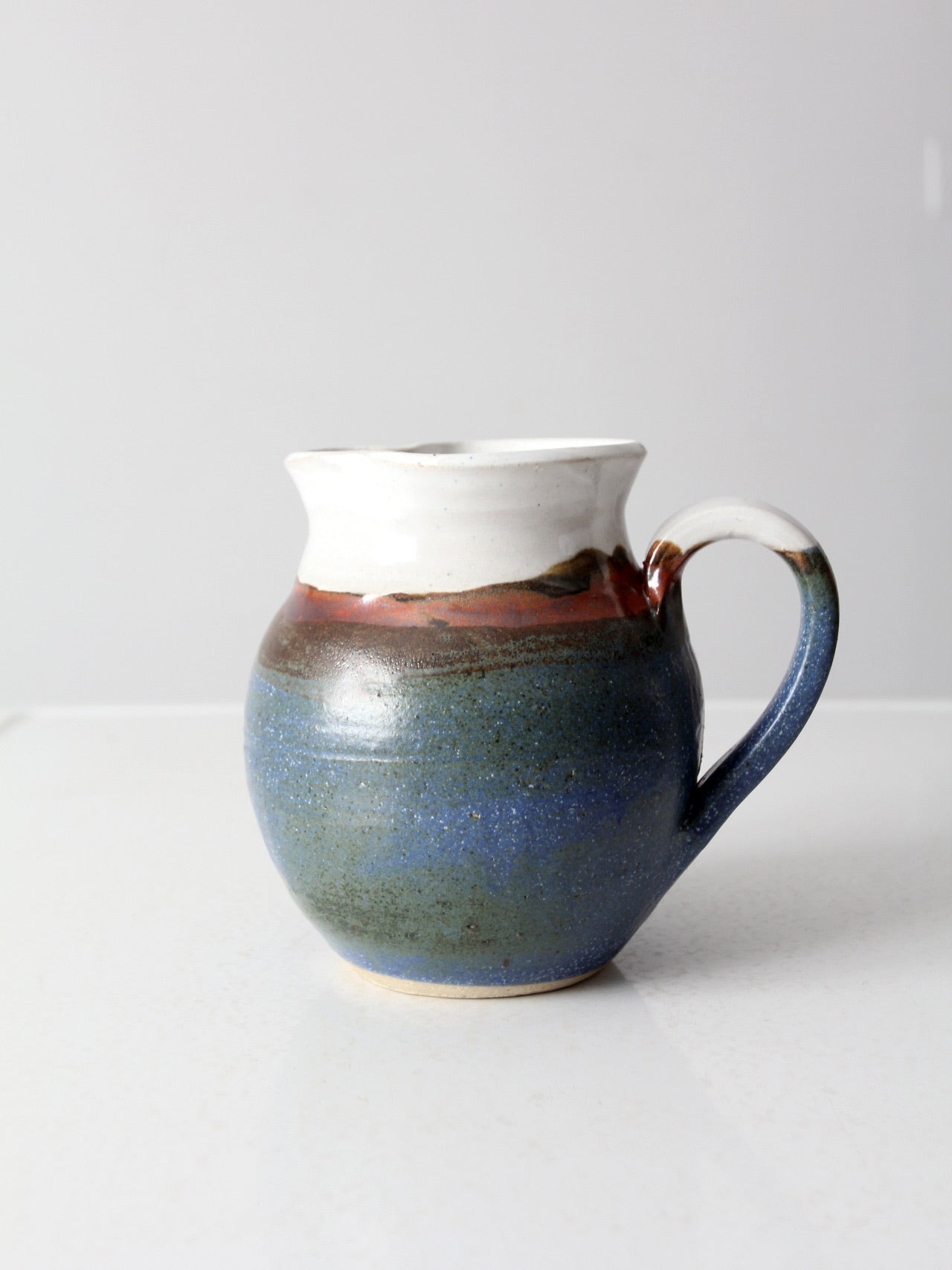 vintage studio pottery pitcher