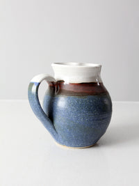 vintage studio pottery pitcher