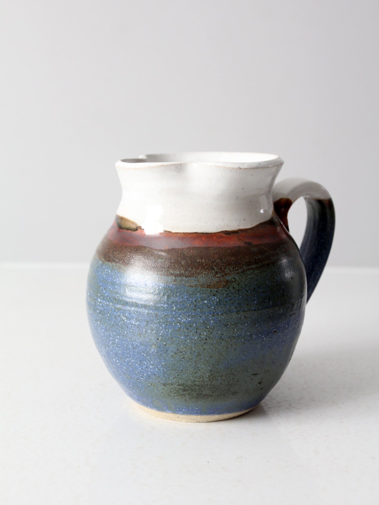 vintage studio pottery pitcher