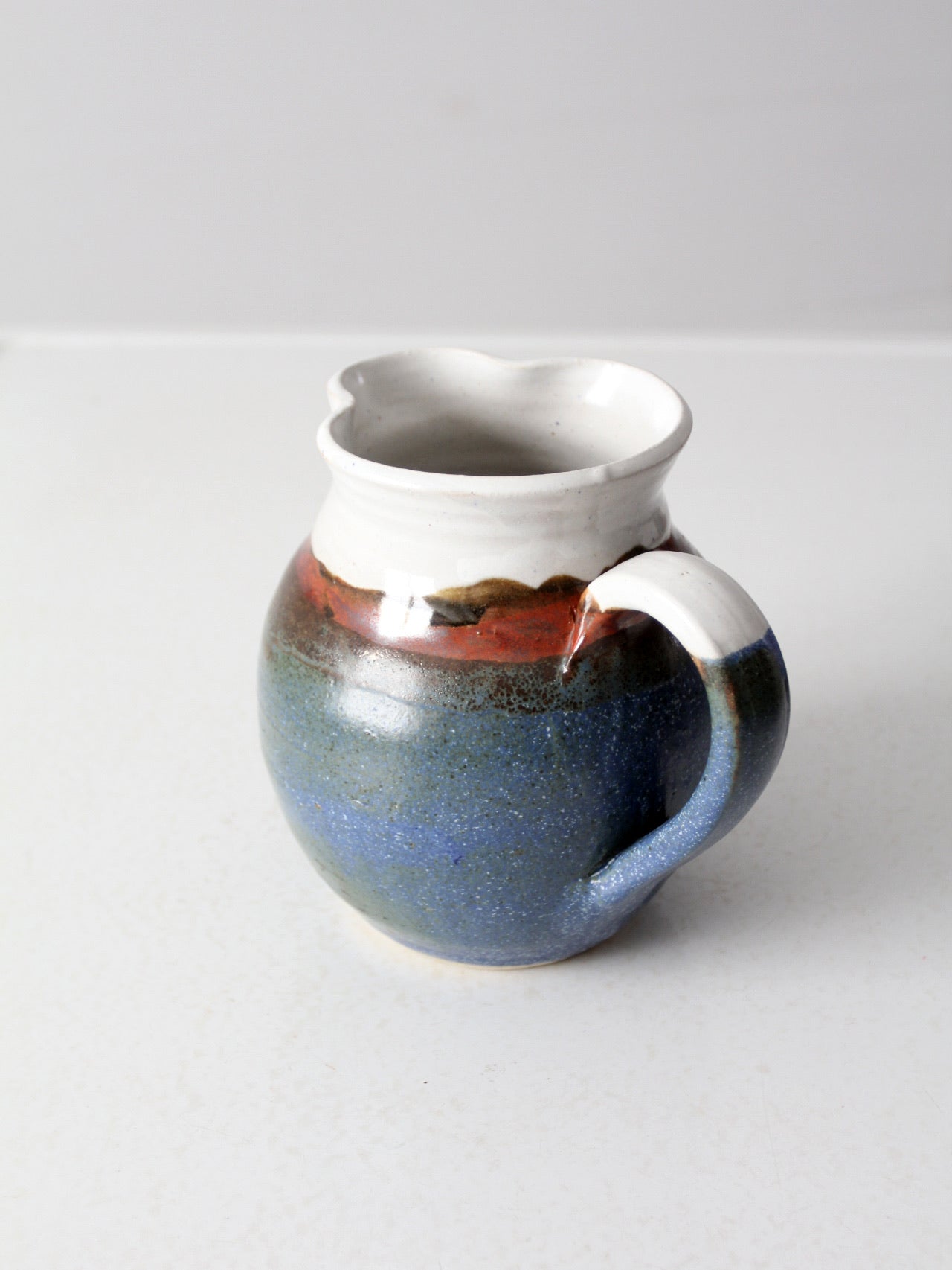 vintage studio pottery pitcher