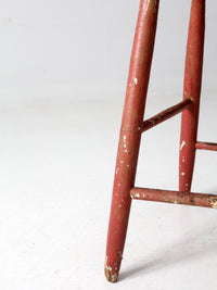 antique child's wooden chair