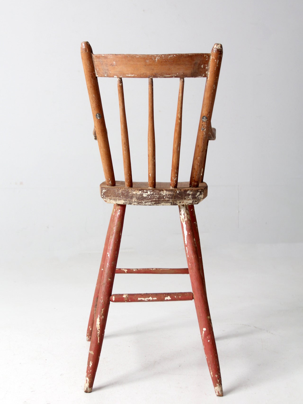 antique child's wooden chair