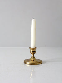 vintage brass candlestick holder