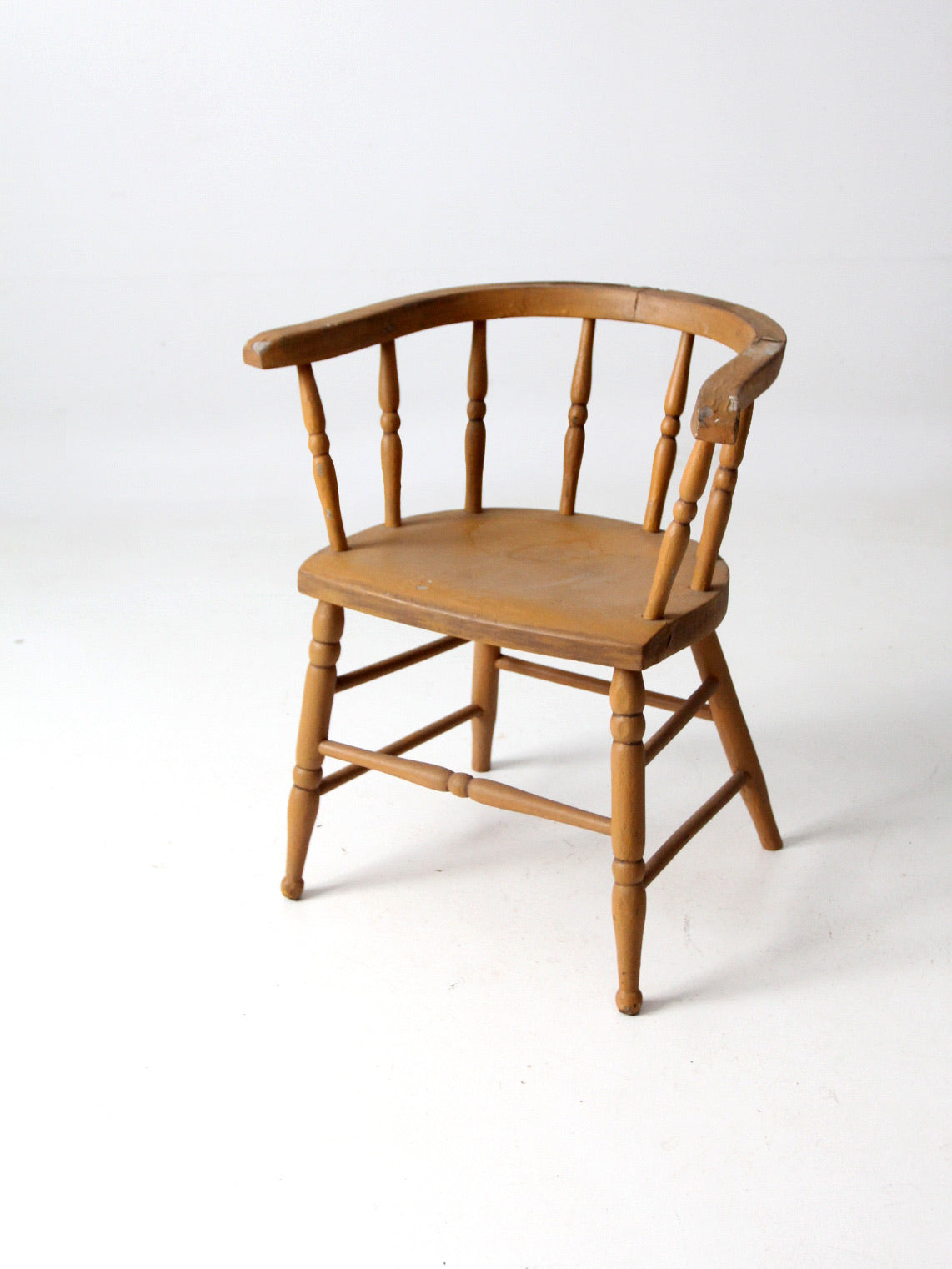 antique captains chair