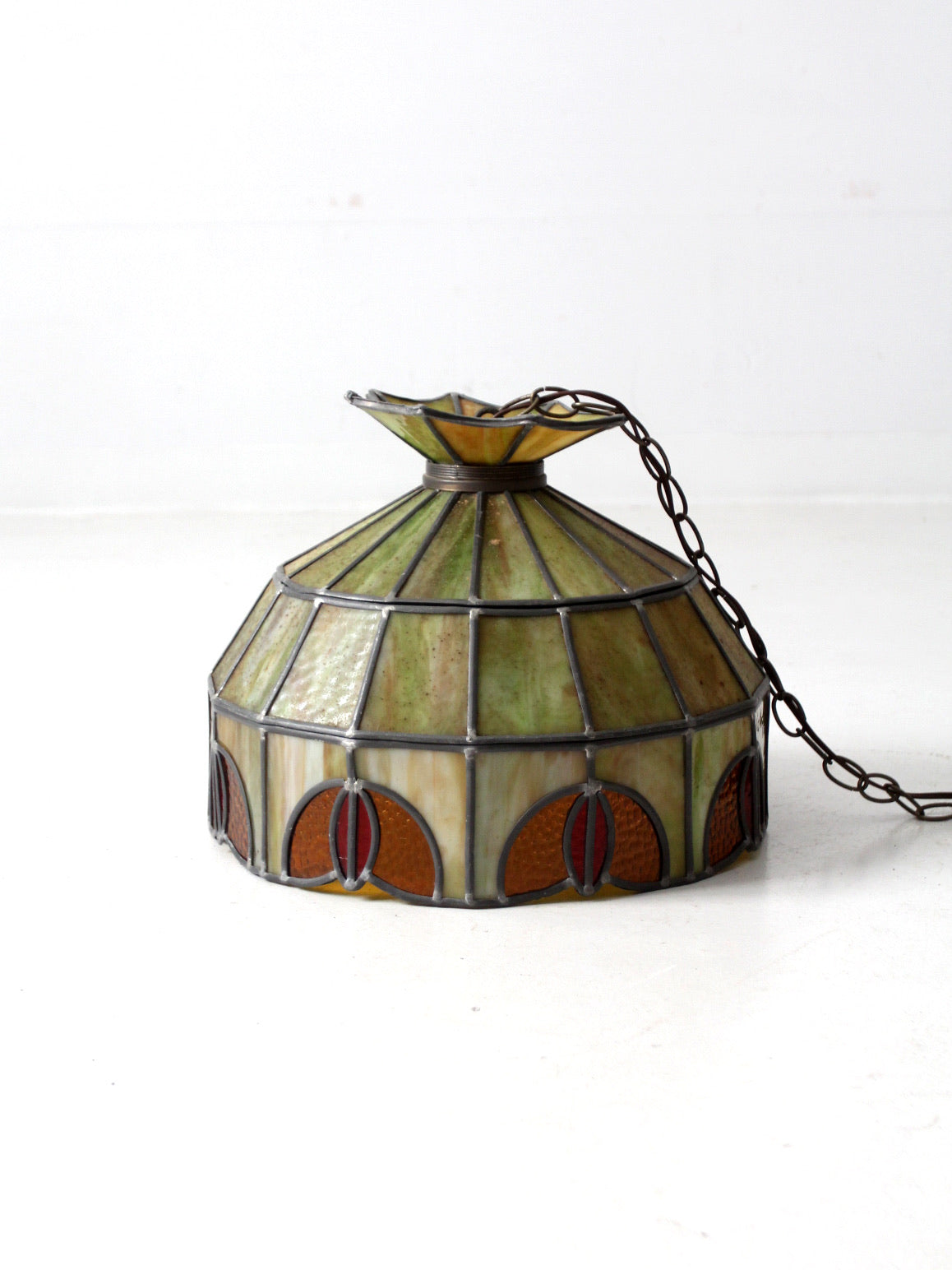 antique glass chandelier