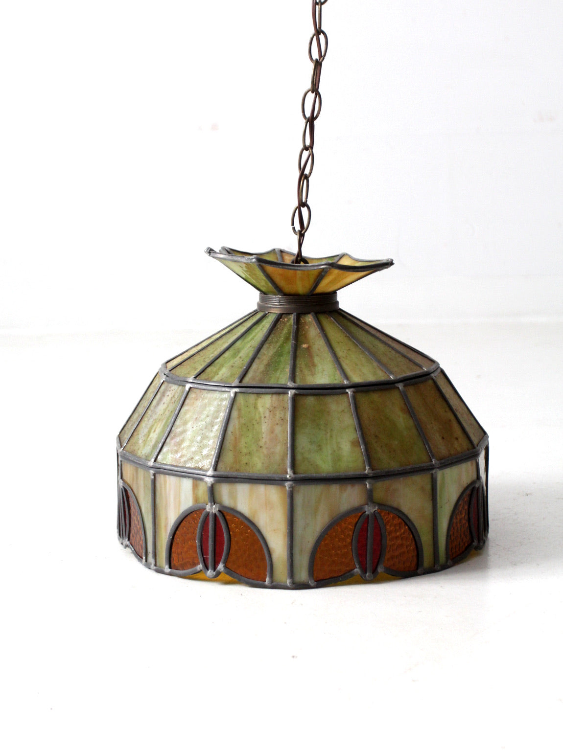 antique glass chandelier