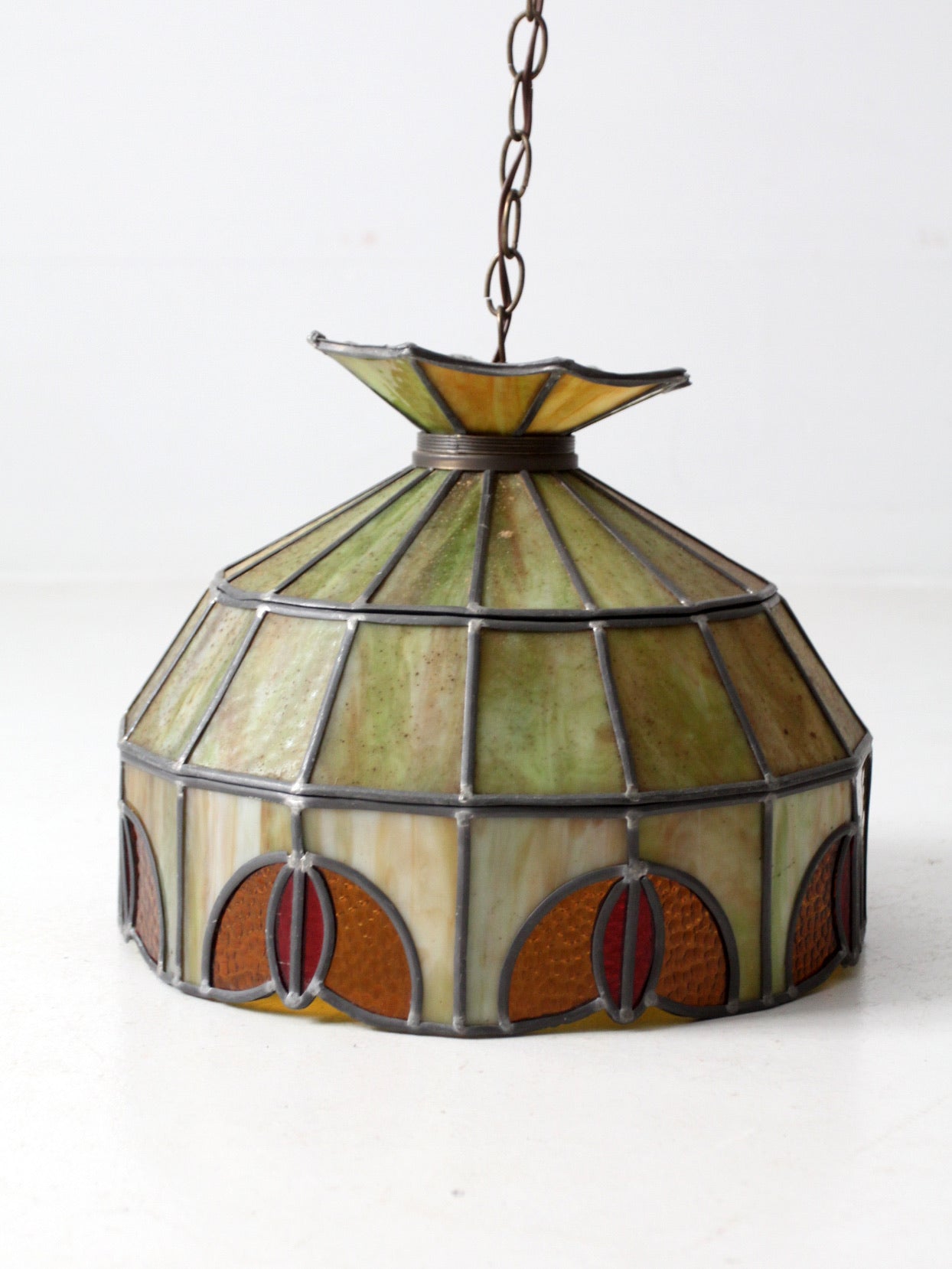 antique glass chandelier