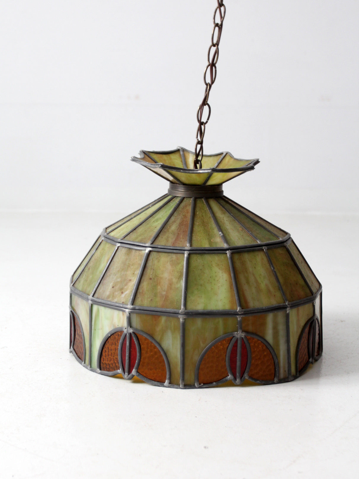 antique glass chandelier