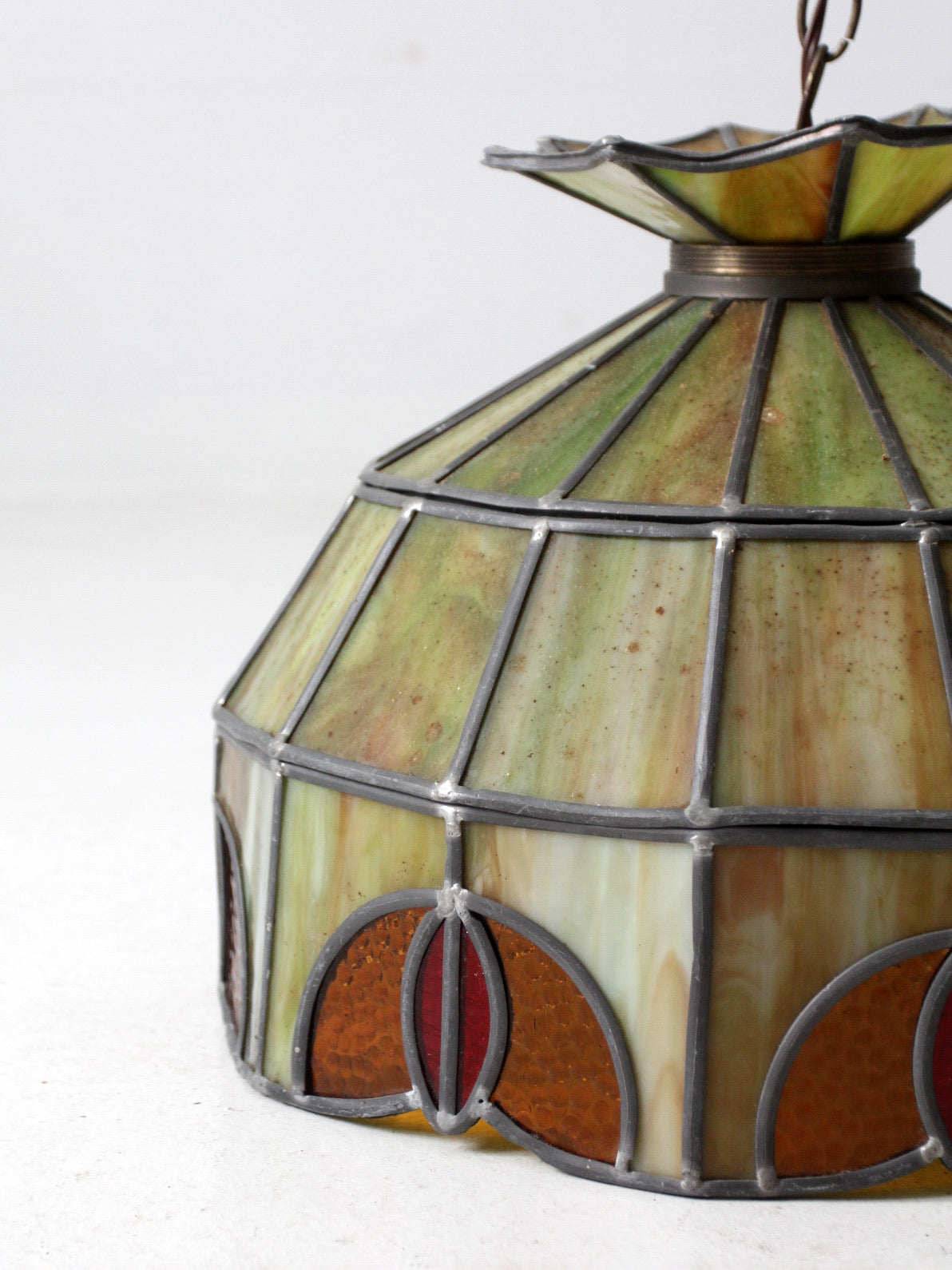 antique glass chandelier