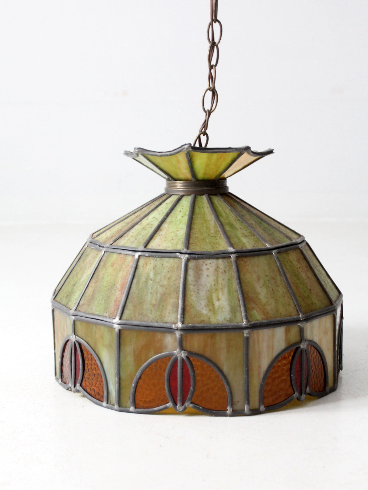 antique glass chandelier