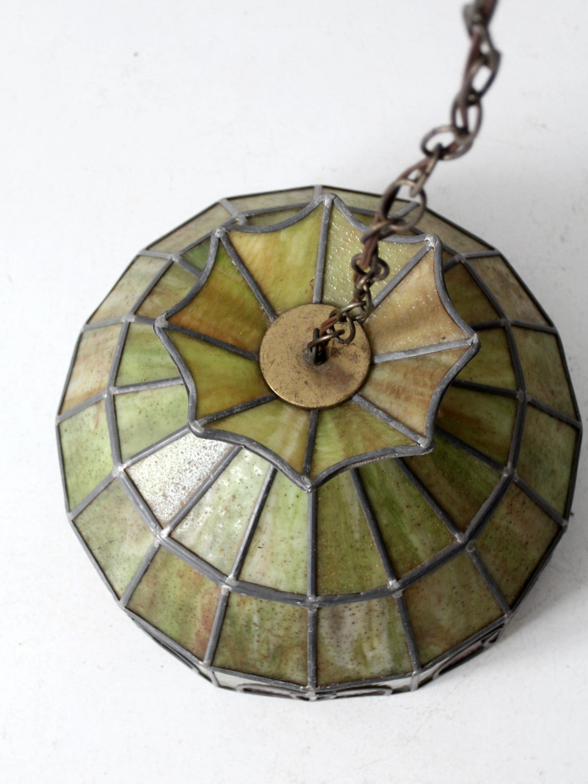 antique glass chandelier