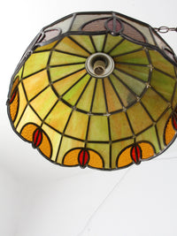 antique glass chandelier