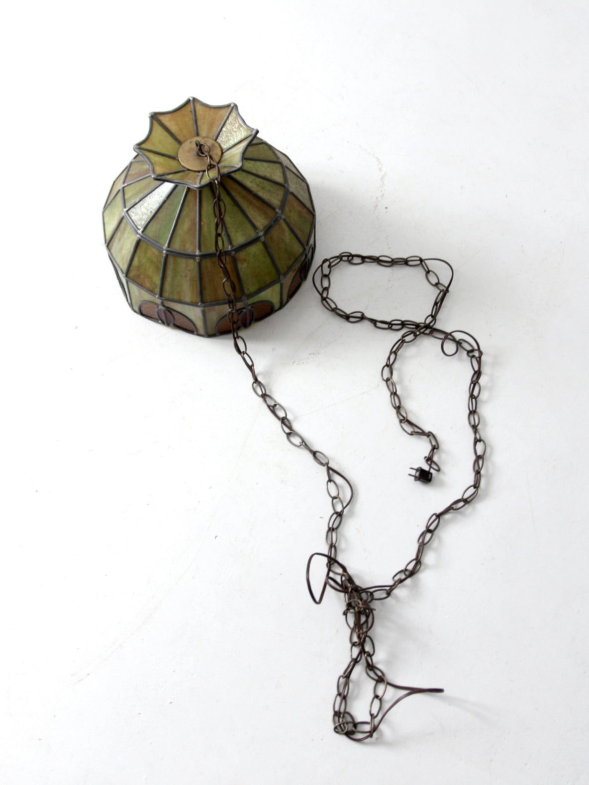 antique glass chandelier