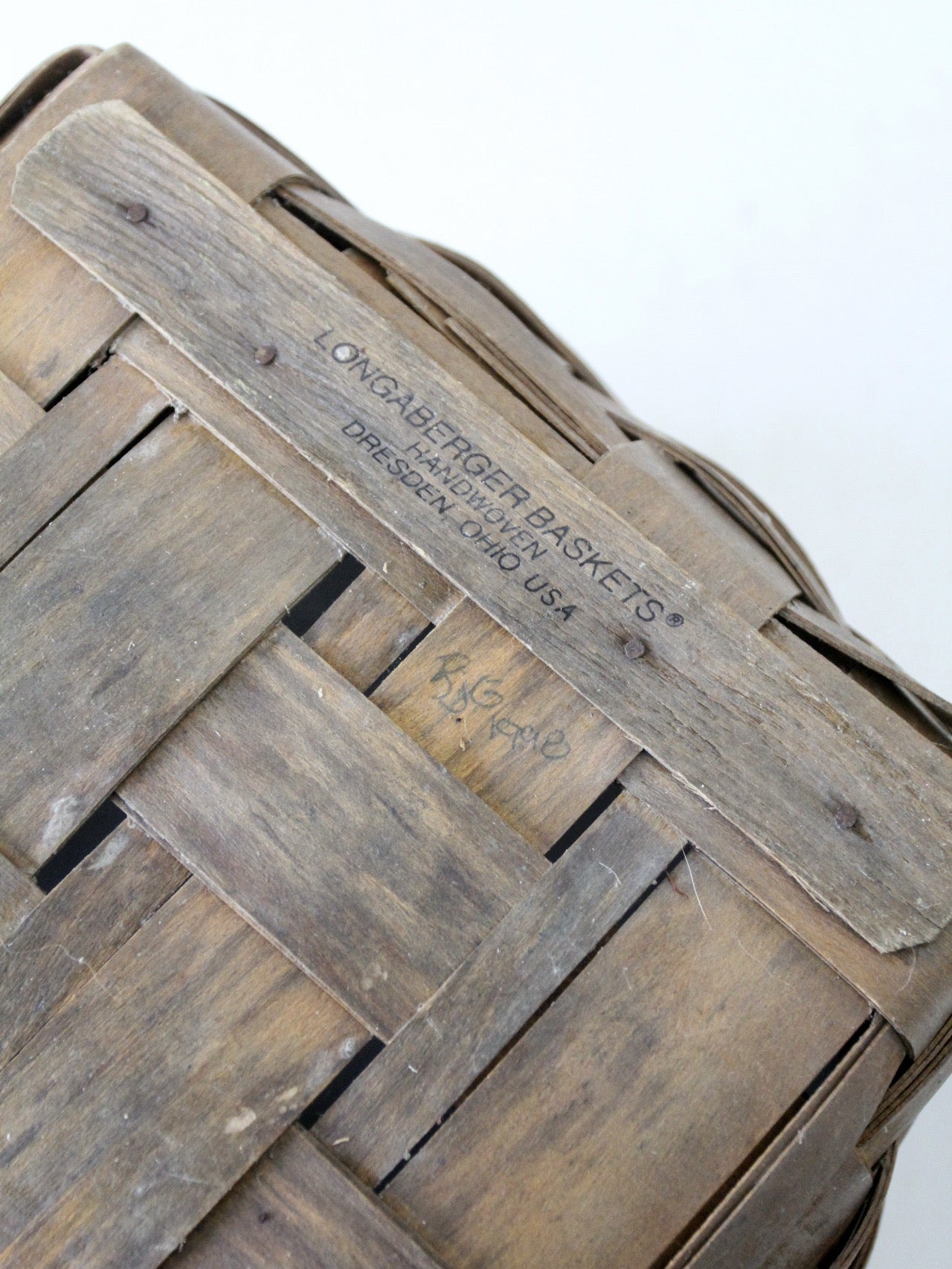 vintage Longaberger apple basket