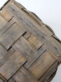 vintage Longaberger apple basket