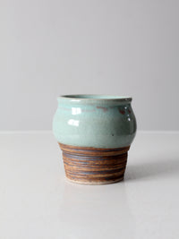 vintage studio pottery vase