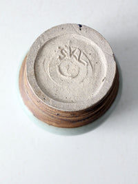 vintage studio pottery vase
