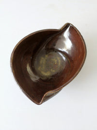 vintage studio pottery bowl