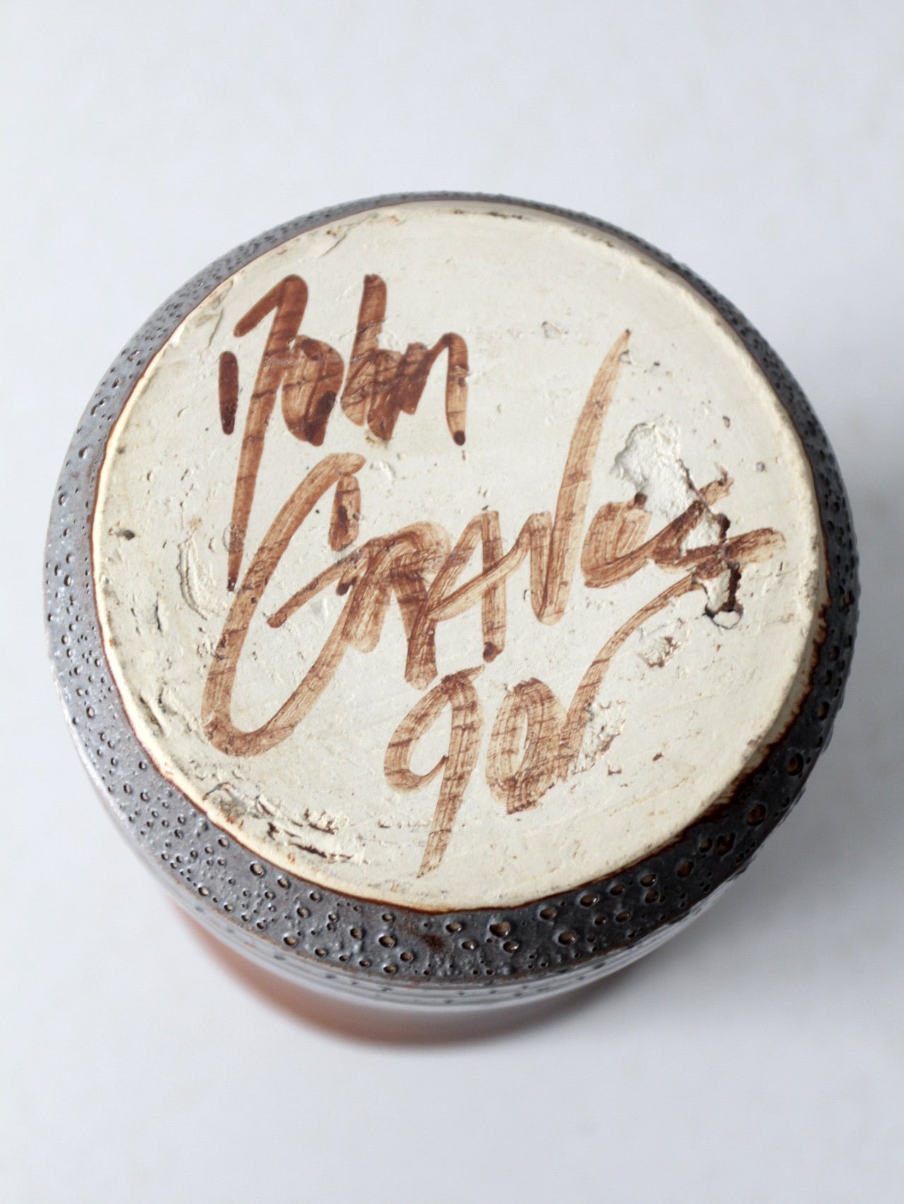 vintage studio pottery vase