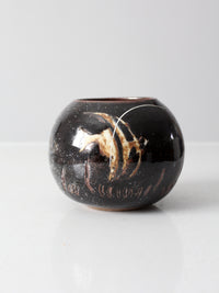 vintage studio pottery vase